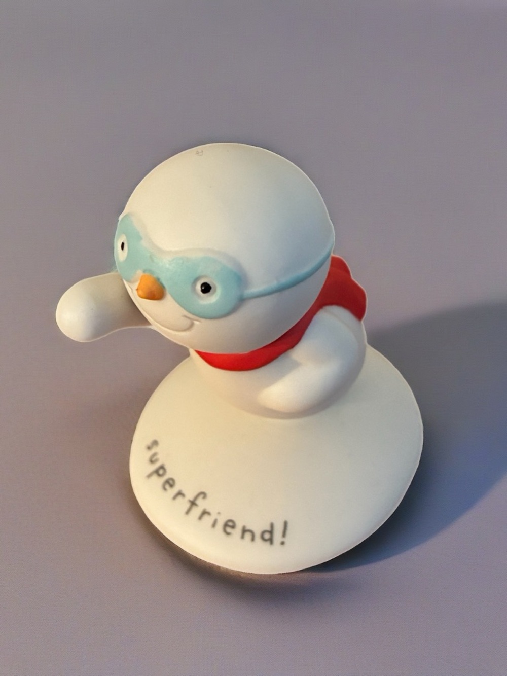 Hallmark White & Red Superfriend Figurine